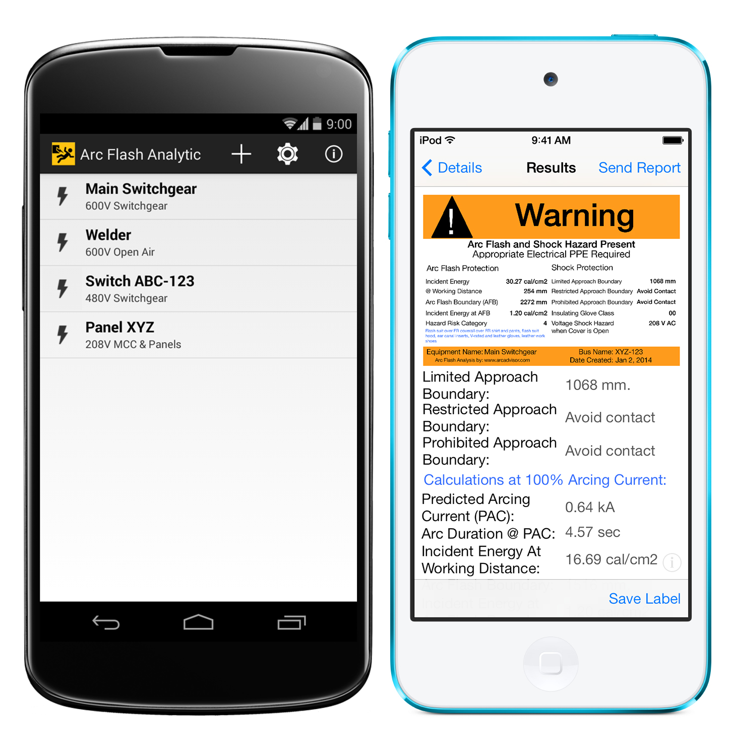 arc flash apps